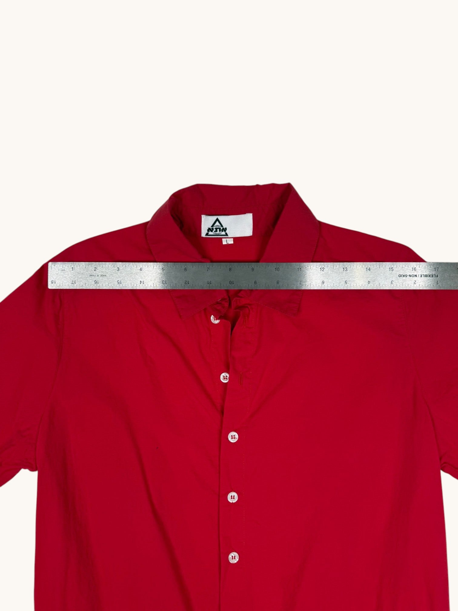 90s Ata Red Romper - L